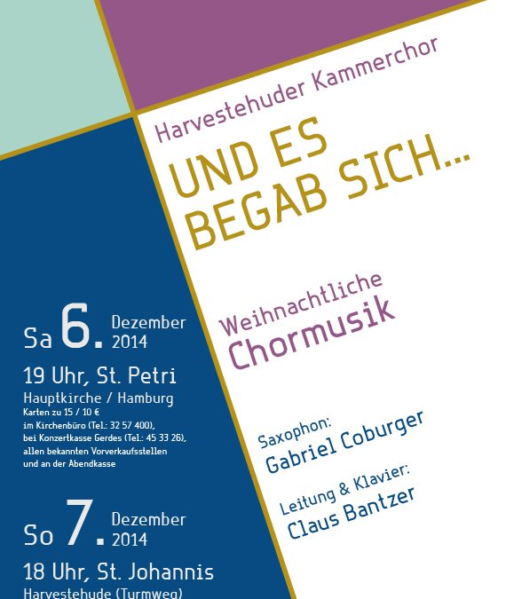 Und es begab sich…