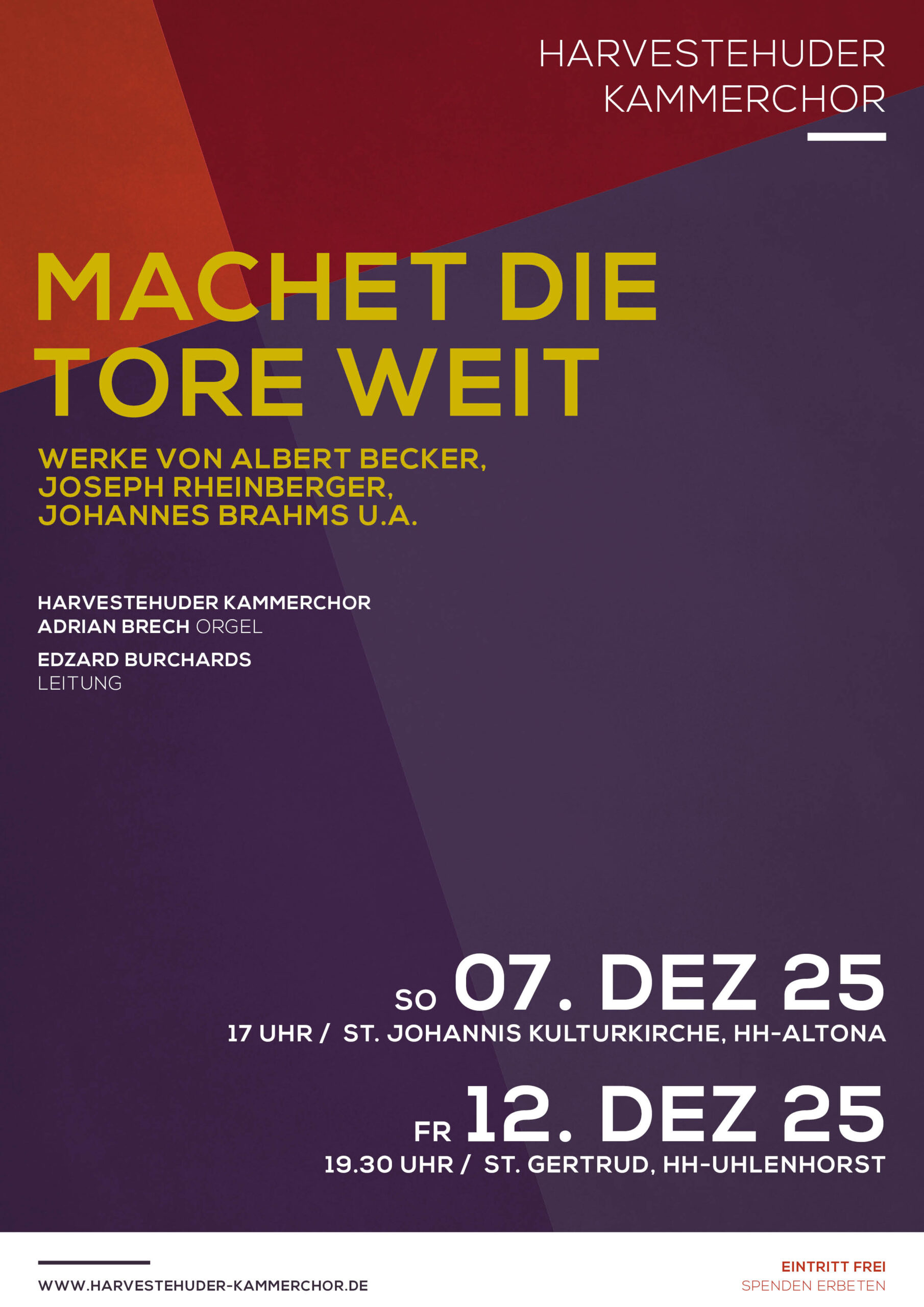 MACHET DIE TORE WEIT!